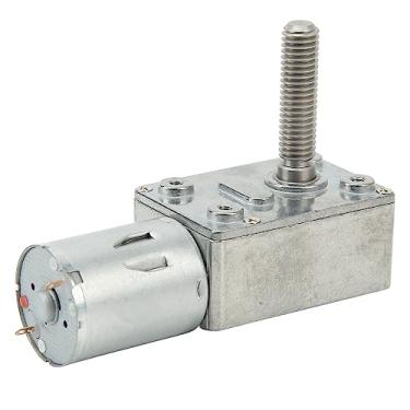 Imagem de Acouto Motor de Engrenagem DC12V de Alta 2RPM Com Construção Em Alumínio e Latão para Portas e Guinchos Pequenos