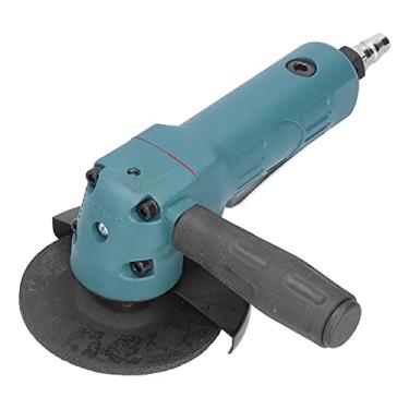 Imagem de Máquina de corte pneumática portátil de 4 polegadas, rebarbadora angular de ar, poderosa construção de liga de aço de 11000 rpm para moagem de metal, polimento, soldagem, trabalho (Verde)