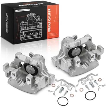 Imagem de A-Premium Pinça de freio adequada para Mercedes-Benz C300 2015-2023, com suporte, um lado, 1 pistão, traseira esquerda e direita, um conjunto de 2