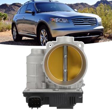 Imagem de Corpo do acelerador eletrônico compatível com veículos Infiniti e Nissan - Motor 3.5L V6 - FX35, G35, I35, M35, 350Z, Altima, Maxima, Murano, Quest - 2002-2009 - Substituição # S20058 16119-8J103