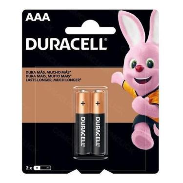 Imagem de Pilha alcalina aaa 1,5v blister c/2 mn2400b2 duracell