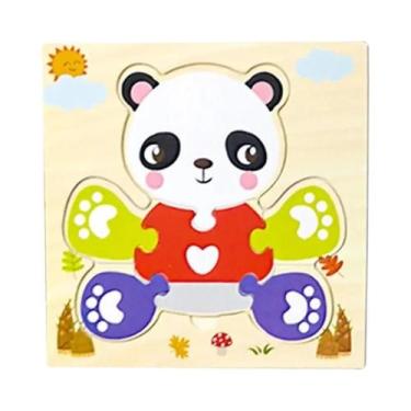 Imagem de Quebra-Cabeças Educacionais 3D De Madeira Para Crianças, Tangram De An