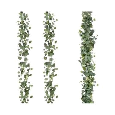 Imagem de 180cm simulação flor videira verde decoração de casa natal decoração d
