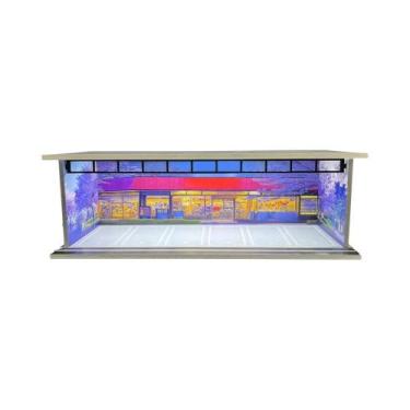 Imagem de Estojo De Exibição Em Escala 1/64 Com Iluminação LED Para Carros Em Mi