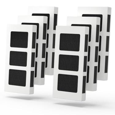 Imagem de Pacote com 6 peças de substituição para filtro de ar de geladeira para Paultra2, compatível com Frigi-daire Pureair Ultra 2, Pure Air Ultra 2, Pureair Ultra II e Elec-trolux 242047805, 5303918847