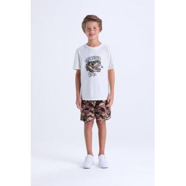 Imagem de Conjunto Infantil Masculino de Verão T-Rex Club, 3, Off white