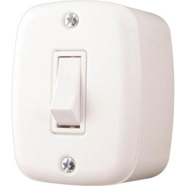 Imagem de Interruptor X 1 Tecla Simple Branco Pluzie