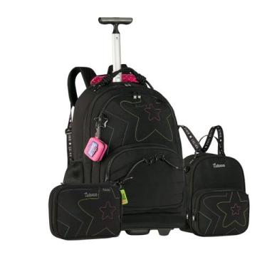 Imagem de Mochila De Rodas Luluca Estojo Box Lancheira Térmica - Clio Style