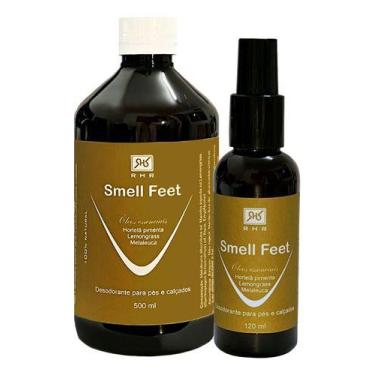 Imagem de Kit Smell Feet 500ml + 120ml Desodorante Para Pés E Calçados com Óleos