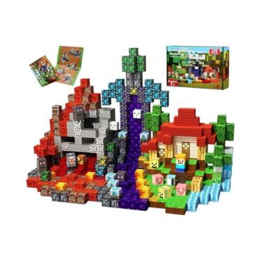 Imagem de Blocos De Construção Magnéticos DIY Para Crianças, Conjunto Arquitetôn