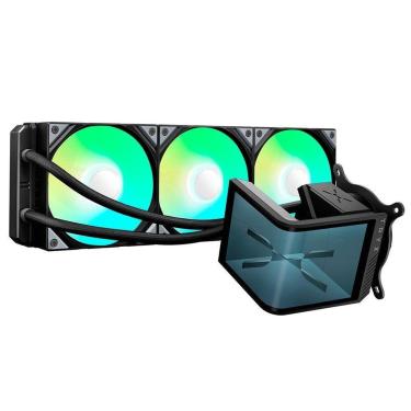 Imagem de Water Cooler Tryx PANORAMA 360mm, com tela AMOLED, AMD e Intel, Preto - L-P360L-AM3M-G0K-Unissex