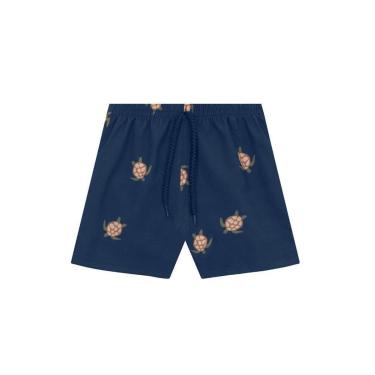 Imagem de Bermuda Infantil Menino De Tartaruga Brandili Hora Do Mergulho-Masculino