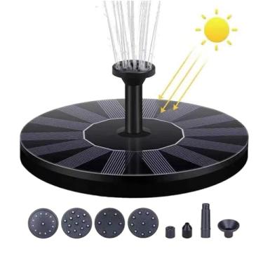 Imagem de Fonte solar para banho de pássaros,Fontes para banho de pássaros Energia solar - Bomba de fonte solar Fonte de água movida a energia solar | Banho de pássaros externo, decoração de bomba submersível p