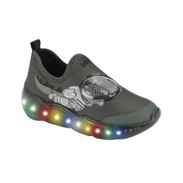 Imagem de Tênis Infantil Bibi Roller Celebration 3.0 Led Luz Dino Astronauta Cal