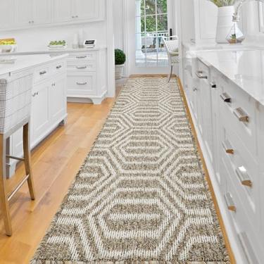 Imagem de REFETONE Tapete de corredor, tapetes de porta de 6 x 25 cm de comprimento, corredores internos para corredores, tapete de entrada de borracha antiderrapante, tapete de entrada lavável para casa,