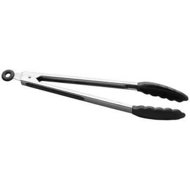 Imagem de Pegador de Aço Inox e Silicone Hauskraft, Preto