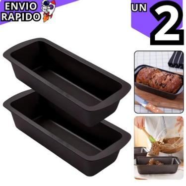 Imagem de Kit 2 Assadeiras 26cm Antiaderente para Pão Bolos e Tortas - MG UTILID