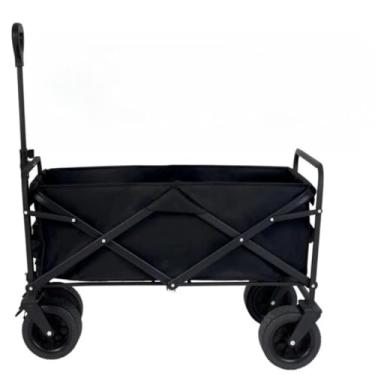 Imagem de Carrinho Multiuso Dobrável Aço de Carga Camping Praia Compras Feira