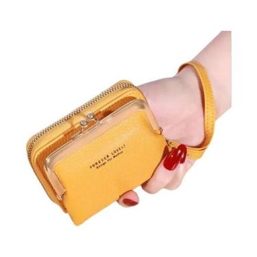 Imagem de Carteira Feminina Curta De Moda Com Grande Capacidade, Porta-Moedas, P