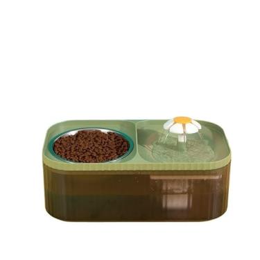 Imagem de Fonte de água 2 em 1 para gatos e tigela para animais de estimação