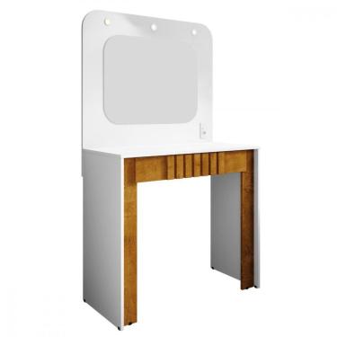 Imagem de Penteadeira Camarim Rouge Espelho Branco Naturalle Bechara