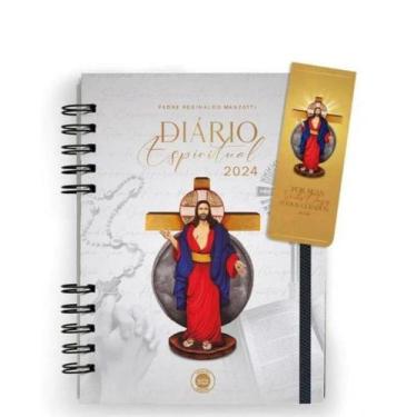 Imagem de Diário Espiritual 2024 - Padre Reginaldo Manzotti - Capa CINZA - LOYOL