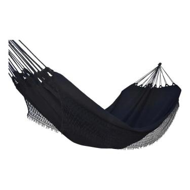 Imagem de Rede De Dormir Descanso Balanco Casal Resistente Jeans Cor P