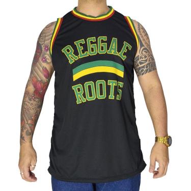 Imagem de Regata Basquete M10 Reggae Roots Aero-Dry Preto-Masculino