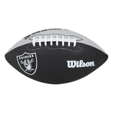 Imagem de Bola de Futebol Americano Infantil Wilson NFL Team Logo Jr. Las Vegas Raiders-Unissex