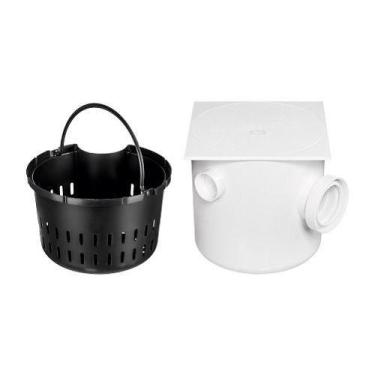 Imagem de Caixa de Gordura Quadrada com Cesto e Tampa 250 X 250 X 75mm - Herc