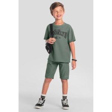 Imagem de Conjunto infantil menino em relevo Brandili-Masculino