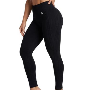 Imagem de Calça Legging Feminina Lupo Sport Max Sem Costura Academia, P, Preto