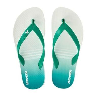 Imagem de Chinelo Kenner New Summer Degradê Masculino - Verde e Branco - 44-Masculino