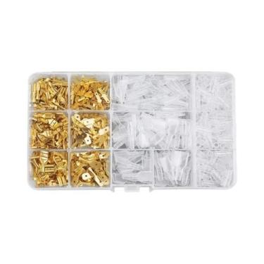 Imagem de Conector Elétrico Terminal De Crimpagem 2.8 4.8 6.3mm 1050 Peças Forma