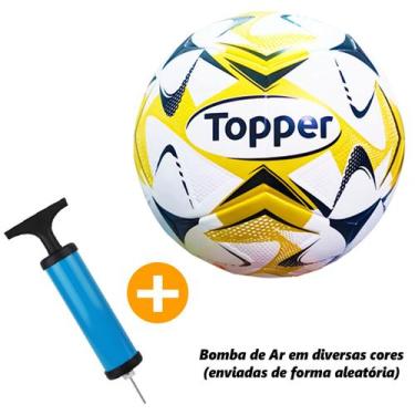 Imagem de Kit Bola Bomba de Ar Campo Futsal Volei Society Jogo Esporte - - Toppe