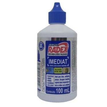 Imagem de Tinta Para Carimbo Radex Imediat 100ml Preta