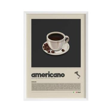 Imagem de Pintura Em Tela De Café Americano, Latte E Macchiato Flat White, Ilust