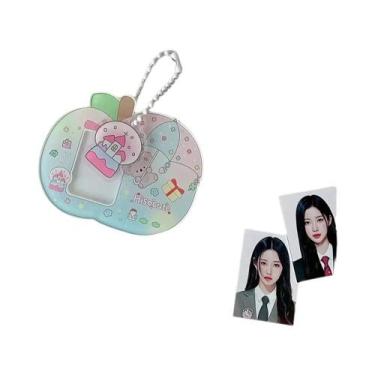 Imagem de Porta-Cartões De PVC Coreano Fofo Para Meninas, Pingente De Chaveiro P