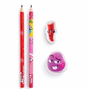 Imagem de Kit Lápis HB Fini 2 Lápis + 2 Borracha - leo&leo