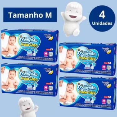 Imagem de Fralda Calça Mamypoko Super Seca Azul 4 Pacotes Tamanho M Com 34 Unida
