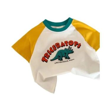 Imagem de Camisetas De Verão Para Crianças Com Manga Curta 1-6 Anos Menino Casua