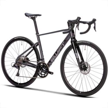 Imagem de Bicicleta Speed Road Swift Enduravox Pro 2025 Disc Shimano Sora, Cinza