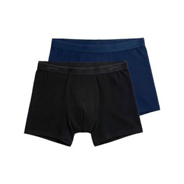 Imagem de Kit com 2 Cuecas Boxer Lupo 615-003 Colorido, Preto, G
