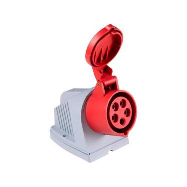 Imagem de Tomada de Sobrepor Industrial Tramontina 3P+N+T 32A 380/415V 6H