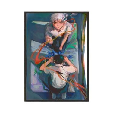 Imagem de Pôster Vintage De Verão Hikaru Died Anime, Adesivo De Parede Impermeáv