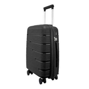 Imagem de Mala de Bordo Rígida em Polipropileno, 10kg, 4 Rodas 360º, com Expansor e Cadeado Segredo reta P2MB)