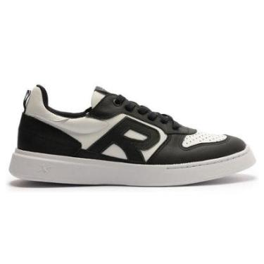Imagem de Tenis Masculino Reserva Type R Sport Preto Branco-Masculino