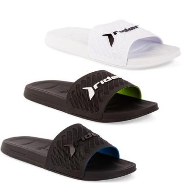 Imagem de Chinelo Rider Slide Free II Confortável Original 12323, Branco, Preto,