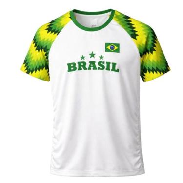 Imagem de Camisa Brasil Essence Branca - Masculino Tamanho:GCor:Branco - RetrôMa