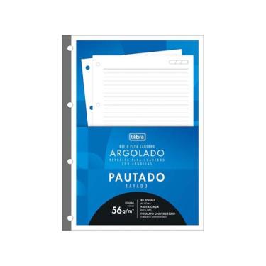 Imagem de Refil para Fichário Tilibra Académie Branco 80 Folhas